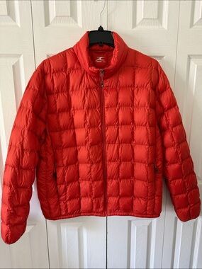 KJUS Men’s Orange Down Quilted Puffer Jacket XXL